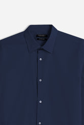 CAMICIA BASIC STRETCH BLEU